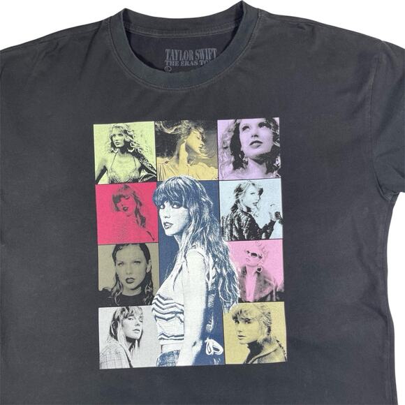 Taylor Swift The Eras Tour Swiftie Concert Merch Women’s Black T-Shirt, Large - Picture 2 of 6
